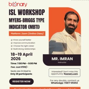 ISL Workshop MBTI